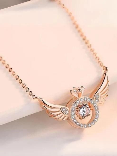 Elegant American Diamond Pendant With Chain 1tdhsw-7c