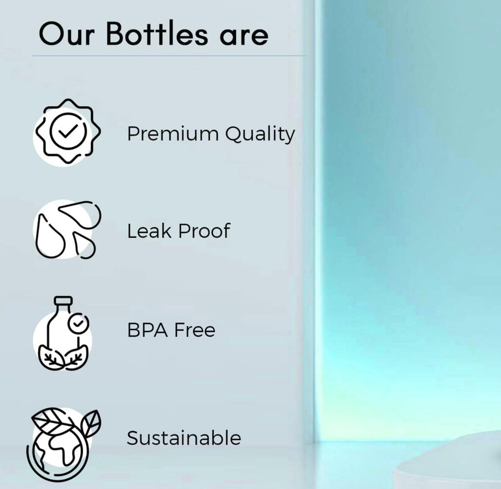 Nice Premium 400ml Silicon Protected Leak Proof Vacuum Flask, Glass Water Bottle for School/College, Easy to Carry (Any Color) (BPA Free) ONE3 Novelty