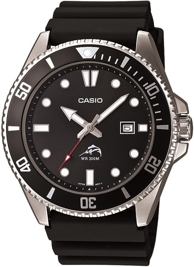 Casio MDV106 Series | Unisex Analog Watch | 200M WR | Stainless Steel Case | Resin Band | 2 Hand Analog (HR, Min, SEC) | Date Display | Screw Down Crown/Screw Down Caseback | 3 Year Battery ONE3FASHION