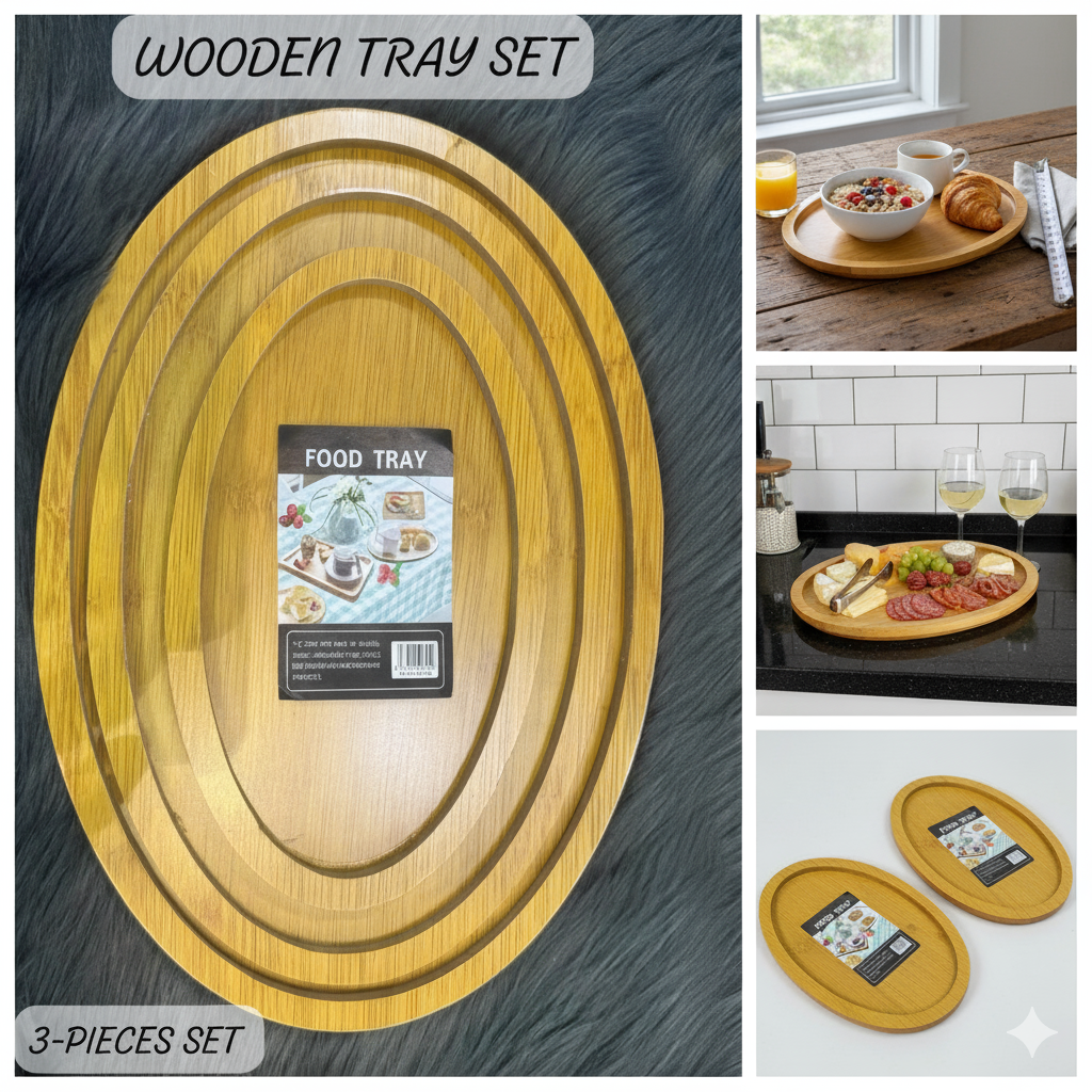 Wooden MDF Serving/Packaging Tray ONE3 Novelty