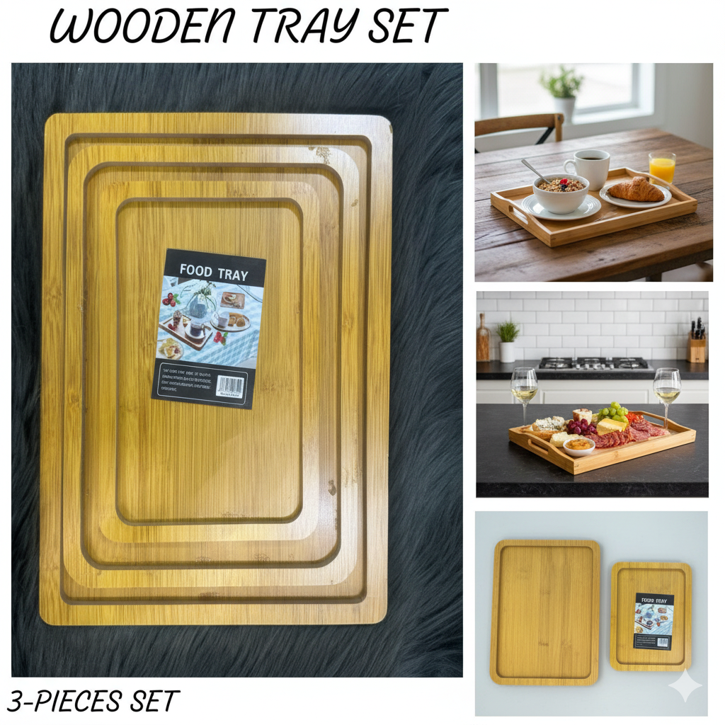 Wooden MDF Serving/Packaging Tray ONE3 Novelty