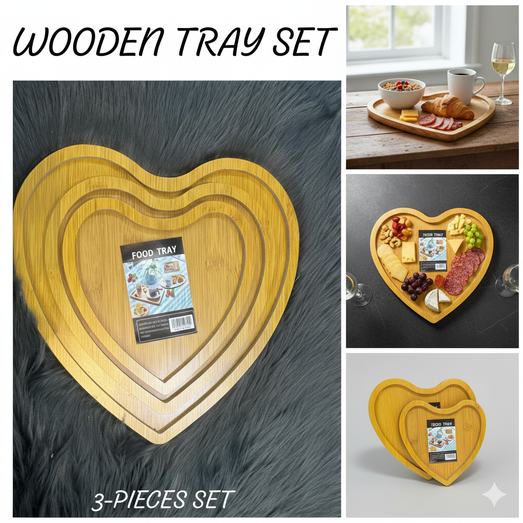 Wooden MDF Serving/Packaging Tray ONE3 Novelty